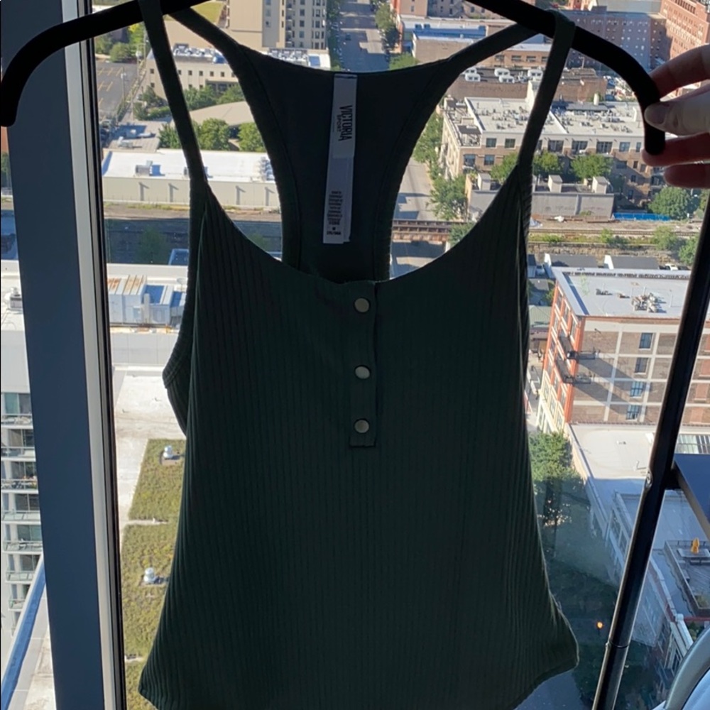Green sport body suit